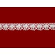 Bavlněná paličkovaná krajka 2049/22mm bílo-stříbrná5m