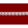 Bavlněná paličkovaná krajka 2049/22mm bílo-stříbrná5m