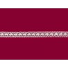 Bavlněná paličkovaná krajka 2084V/22mm bílá/5m