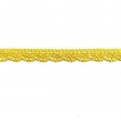Bavlněná paličkovaná krajka 2069/20mm žlutá/5m