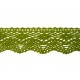 Bavlněná paličkovaná krajka 2015/50mm khaki světlá/5m