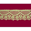 Bavlněná paličkovaná krajka 2073/50mm ecru/5m