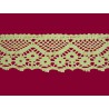 Bavlněná paličkovaná krajka 2073/50mm ecru/5m