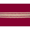 Bavlněná paličkovaná krajka 2058V/30mm ecru/5m
