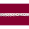 Bavlněná paličkovaná krajka 2049/22mm smetanová/5m
