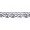 Bavlněná paličkovaná krajka 2023/30mm šedá/5m